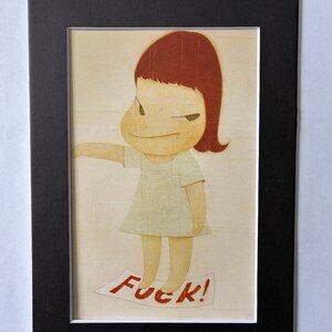 NWT ART PRINT: On the F-Word, Yoshitomo Nara